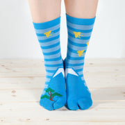 Tabi Socks／Blue Fuji