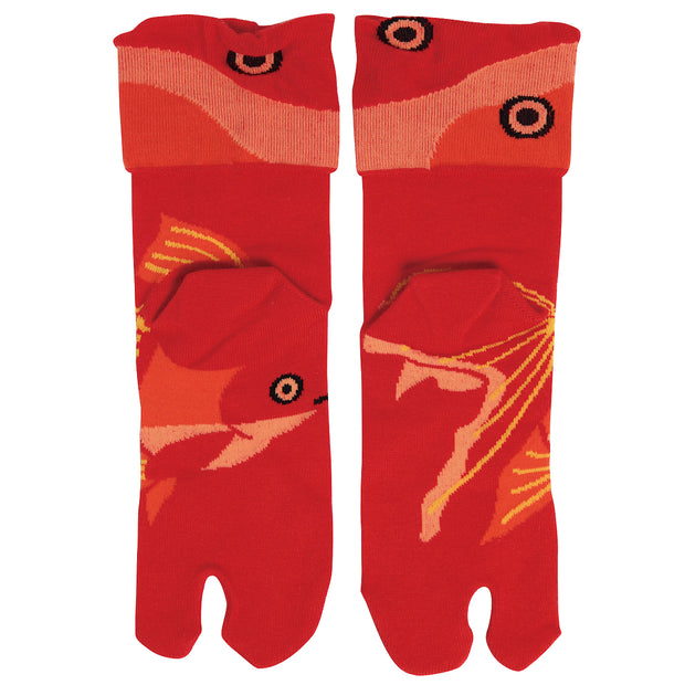 Tabi Socks／Ryukin Goldfish [Red]
