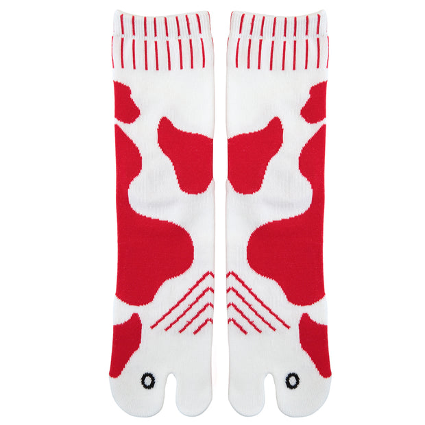 Tabi Socks／Red and White