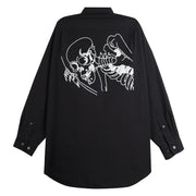 Men's Shirt／The Skeleton Spectre (Black)