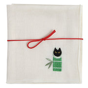 Gauze Handkerchief／Bamboo Cat Story