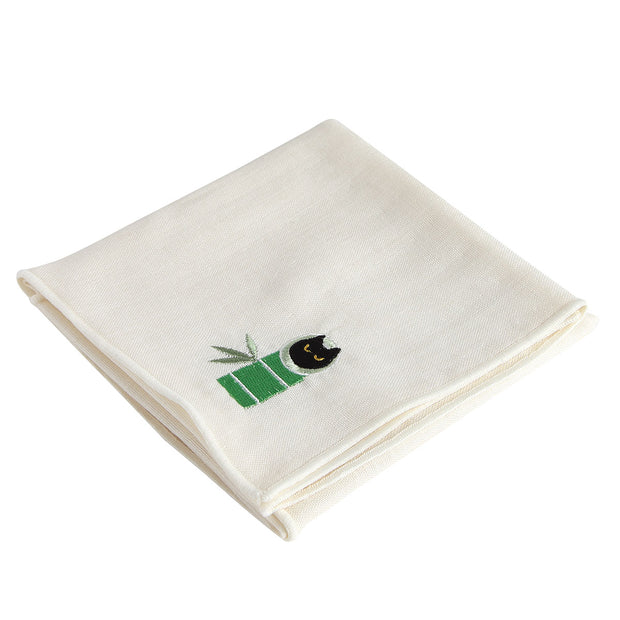 Gauze Handkerchief／Bamboo Cat Story