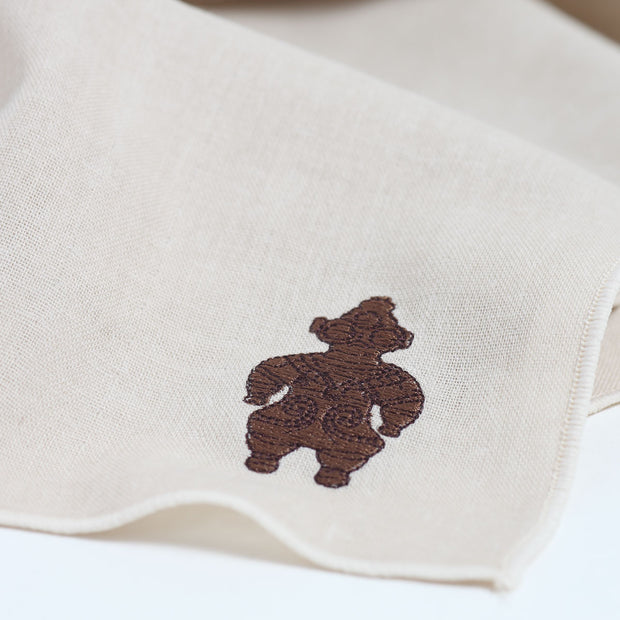 Gauze Handkerchief／The light-shielding device Clay Figure