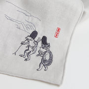 Gauze Handkerchief／Frog and Cat