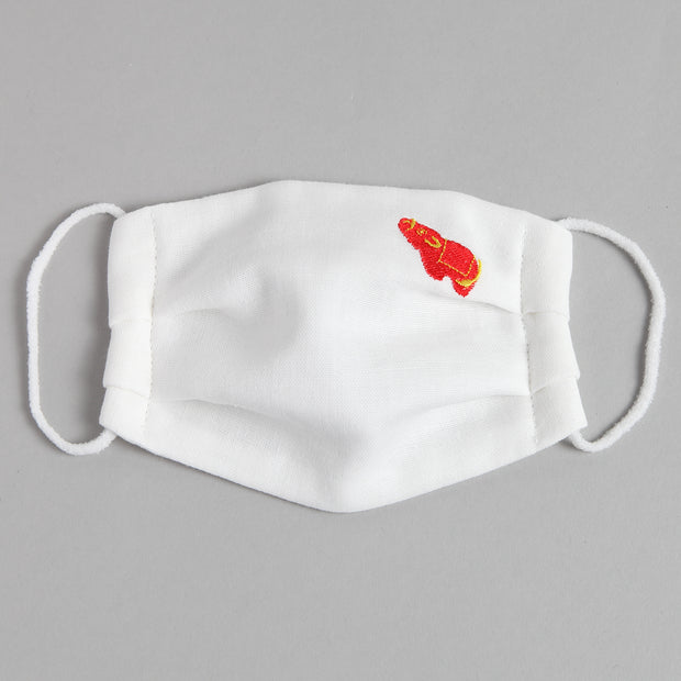 Kids Face Mask／Year of the Ox (White)