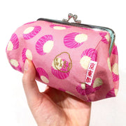 Bale-shaped Pouch／Pink Chrysanthemum Rice Cakes