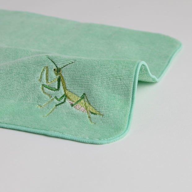 Handkerchief Towel／Green Mantis