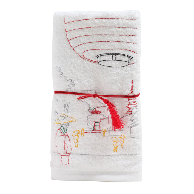 Face Towel／December in Edo