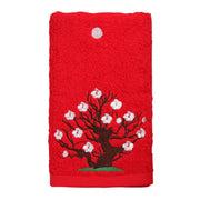 Face Towel／Japanese White Apricot (Red)