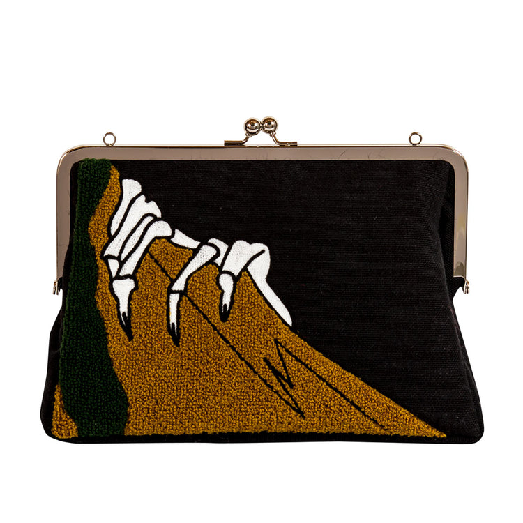 Clutch bag,Bag,skeleton,Gasha-dokuro,Utagawa Kuniyoshi,Embroidery