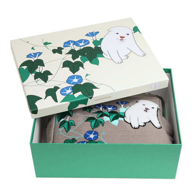 Clutch Bag／Morning glories & Puppies