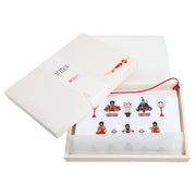 Tapestry／Seven Rows Hina Dolls, White