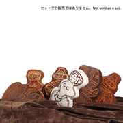 Mini-Cushion／Horned Owl Like Clay Figure