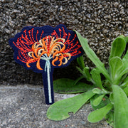 Brooch／"Higanbana" (Spider lily)
