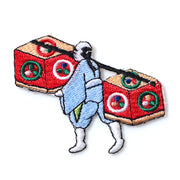 Patch／Man carrying wooden boxes