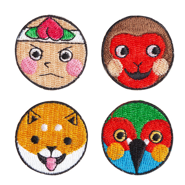Set of 4 Patches／Momotaro And His Mates