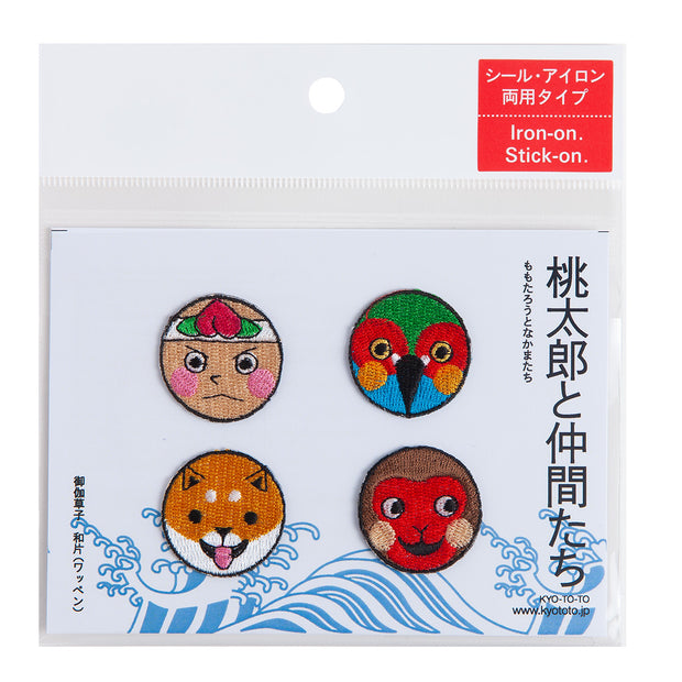 Set of 4 Patches／Momotaro And His Mates