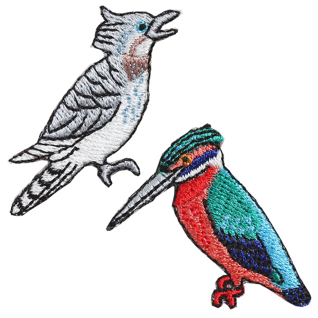 Patch／Kingfisher / Crested Kingfisher